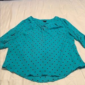 💚 Torrid size 2 chiffon blouse